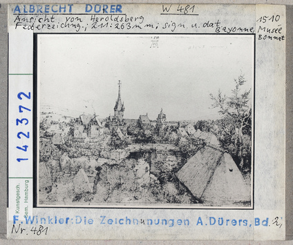 Vorschaubild Albrecht Dürer: Ansicht von Heroldsberg. Bayonne, Musée Bonnat 